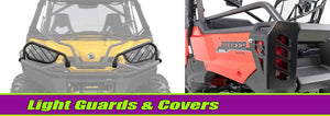 UTV, SxS, ATV, RZR Off-Road, Lens Covers, Guards, Light Covers, Light Visors