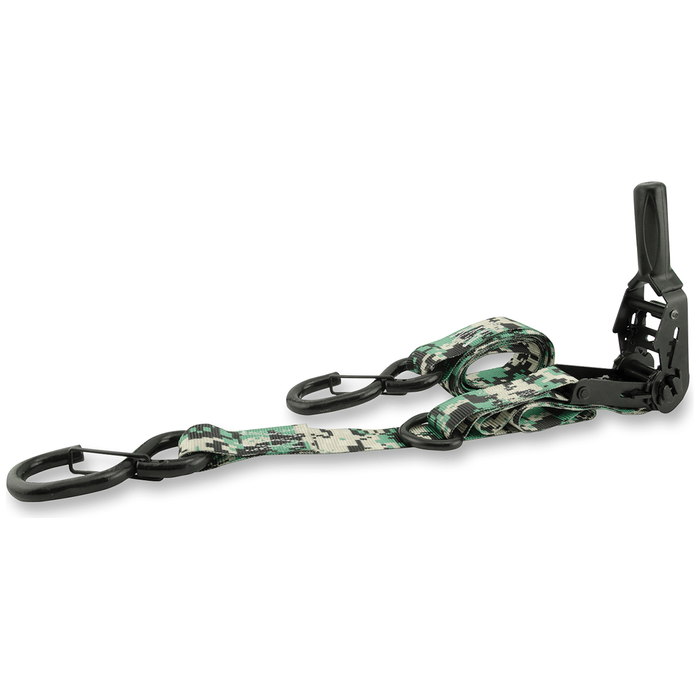 1-1/4" X 8' Camouflage Ratchet Tie-Down Straps By Erickson