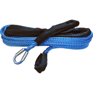 1/4 In. X 50 Ft. Extension Rope Synthetic Blue by KFI SYN-EXT-B50 Winch Synthetic Rope 30-0089 Western Powersports