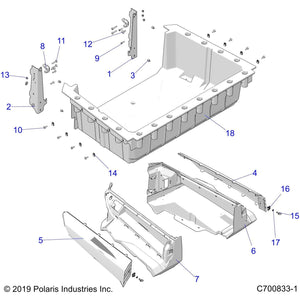 1/4 Turn Fastener, 16Mm Long by Polaris 7661969 OEM Hardware P7661969 Off Road Express