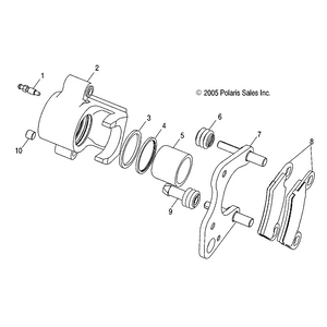 1.5 In. Brake Pad Kit Assembly by Polaris 2202413 OEM Hardware P2202413 Off Road Express