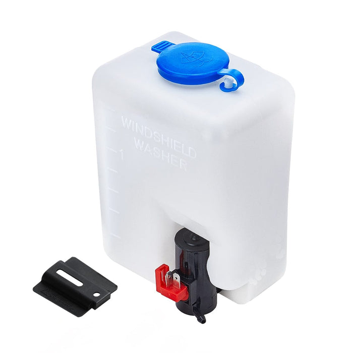 1.5L Universal Car Windshield Washer Pump Reservoir Bottle Kit by Kemimoto