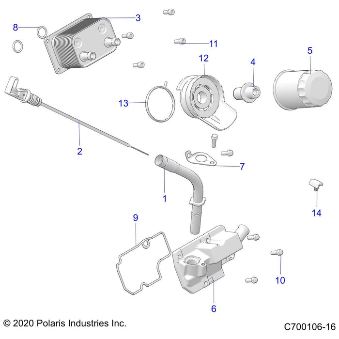 10 Micron Oil Filter by Polaris