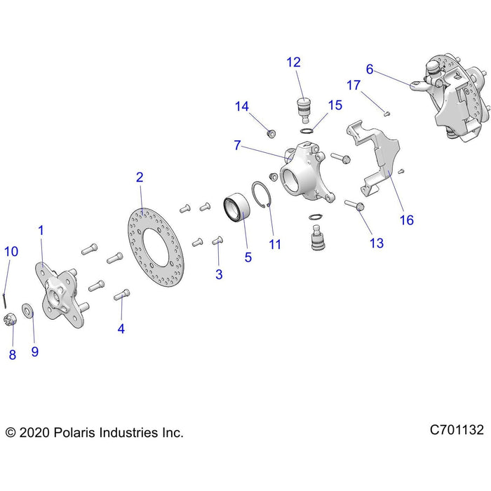 10 Mm Stud Ball Joint by Polaris