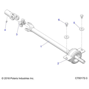 1000 Series U-Joint by Polaris 3235500 OEM Hardware P3235500 Off Road Express