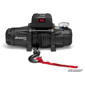 12,000 lb. Winch (with Wireless Remote & Synthetic Rope) by SuperATV SuperATV