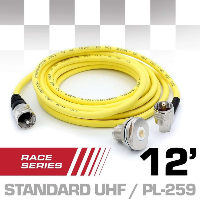 12 Ft Antenna Coax Cable Kit - Race Series by Rugged Radios by Rugged Radios