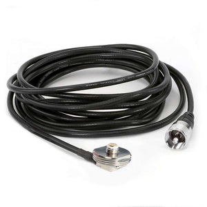 13 Ft Antenna Coax Cable With 3/8 Nmo Mount by Rugged Radios NMO-MT-13 01039374006278 Rugged Radios