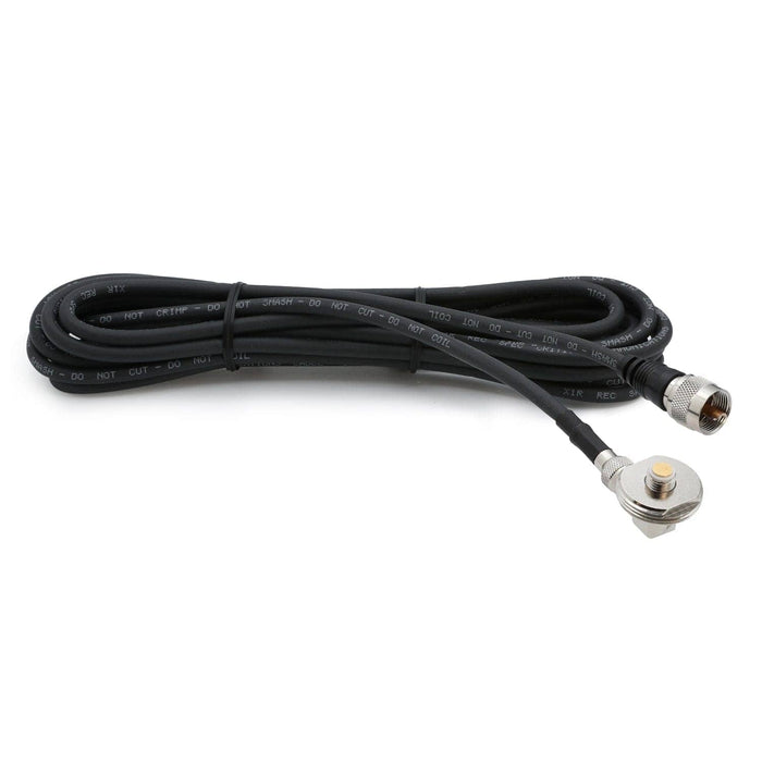 15 Ft Antenna Cable With Removable Mini 3/8 Nmo Bulkhead Mount by Rugged Radios
