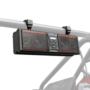16'' RGB UTV ATV Golf Cart Sound Bar, BT 5.0, Amplified, IP65 Waterproof Dustproof by Kemimoto B0117-01901BK-1 Sound Bar Speaker B0117-01901BK-1 Kemimoto