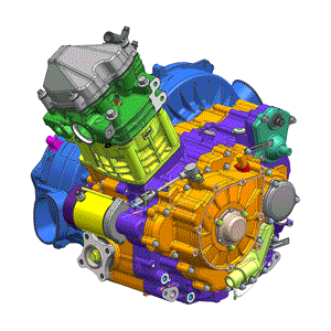 191S-U6 Long Block by CF Moto 0GSV-ALB000-0840 OEM Hardware 0GSV-ALB000-0840 Northstar Polaris