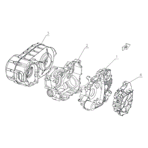 196S-D Engine Assy. (Cvtech Driven Pulley With Engine Brake No Power Limit Without Throttle Body) by CF Moto 060D-A1A000-0800 OEM Hardware 060D-A1A000-0800 Northstar Polaris