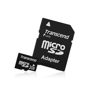 2 Gb Micro Sd Card With Adapter by Transcend Information GPS-MICROSD-2G 01039374001322 Rugged Radios