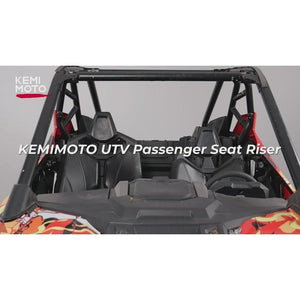 2" Main Driver Seat Risers for RZR PRO XP 2020-2023 (4PCS) by Kemimoto B0109-02201BK Seat Accessory B0109-02201BK Kemimoto