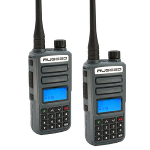 2 Pack - Rugged Gmr2 Plus Gmrs And Frs Two Way Handheld Radios - Grey by Rugged Radios GMR2-PLUS-2-PACK Rugged Radios