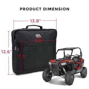 2 Side Door Storage Bags for Polaris RZR 570 800 900 S 1000 XP Turbo by Kemimoto BZH0140-02 Door Bag BZH0140-02 Kemimoto