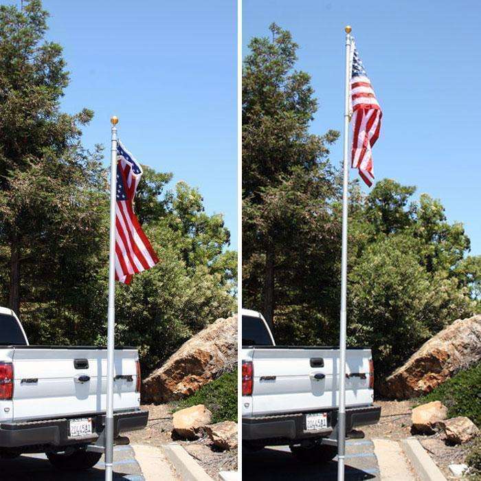 20 Ft Telescoping Flag Pole For Base Camp And Base Station Antenna by Rugged Radios