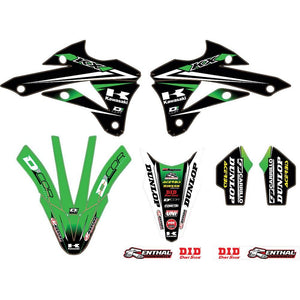 2014 Monster Energy Kawasaki Team Green Graphics/Trim Kit By D'Cor 10-20-514 Graphics 862-2107 Western Powersports