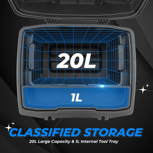 21L Classified Tool Box for Polaris Ranger / General 2013-2023 by Kemimoto B0113-09601BK Tool Box B0113-09601BK Kemimoto