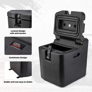 26.5L Under Seat Storage Box for Polaris Ranger XP 1000 by Kemimoto B0113-07901BK Cargo Box B0113-07901BK Kemimoto