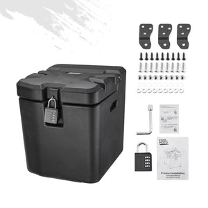 26.5L Under Seat Storage Box for Polaris Ranger XP 1000 by Kemimoto B0113-07901BK Cargo Box B0113-07901BK Kemimoto