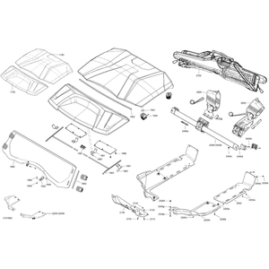 2ND Gun Boot Support by Can-Am 715001586 OEM Hardware 715001586 Off Road Express