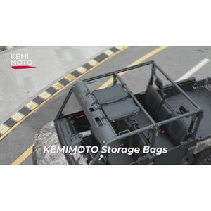 2PCS Overhead Storage Bags for CFMOTO Uforce 1000/1000XL by Kemimoto B0113-16201BK Roof Bag B0113-16201BK Kemimoto