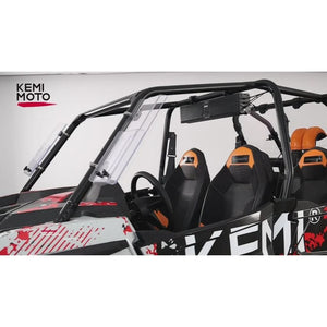 2PCS UTV Side Wind Deflectors for Can-Am / Polaris fit 1.5-2.2 inch Roll Bar by Kemimoto B0110-12001CL Wind/Dust Deflectors B0110-12001CL Kemimoto