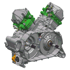 2V91W Long Block 2018 And Newer. (Truck Freight) by CF Moto 0800-DLB000-0840 OEM Hardware 0800-DLB000-0840 Northstar Polaris