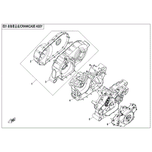 2V91W Zforce 800 2017 And Prior(Truck Freight) by CF Moto 0800-Z5D000-0840 OEM Hardware 0800-Z5D000-0840 Northstar Polaris