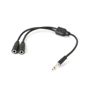 3.5Mm Mono Plug Y-Splitter For External Speakers by Rugged Radios SPLITTER-MONO-3.5 0103879985956 Rugged Radios