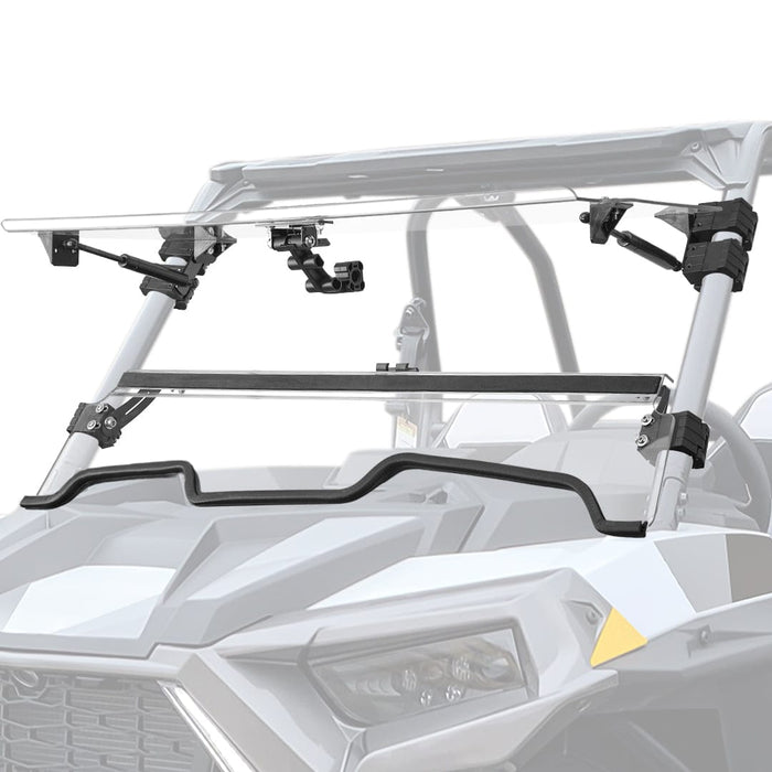 3-IN-1 Folding Windshield for Polaris RZR XP 1000 by Kemimoto