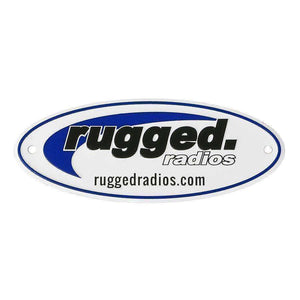 3" Metal Rugged Radios Embossed Badge by Rugged Radios RUGGED-BADGE 01038799852674 Rugged Radios