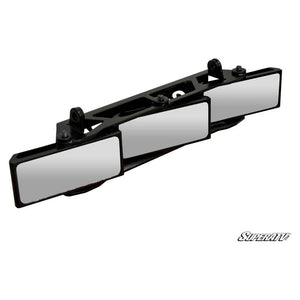 3 Panel Rear View Mirror with 1.75" Clamps by SuperATV RVM-011-02 Rear View Mirror RVM-011-02 SuperATV