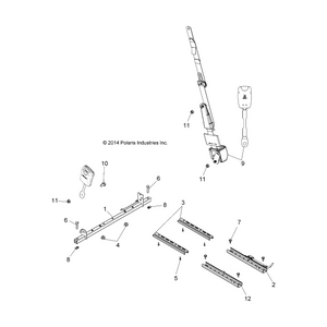 3 Point Seatbelt Kit by Polaris 2880129 OEM Hardware P2880129 Off Road Express