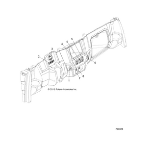 3 Position Mode Switch by Polaris 4012702 OEM Hardware P4012702 Off Road Express