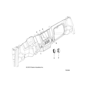 3 Position Mode Switch by Polaris 4015879 OEM Hardware P4015879 Off Road Express