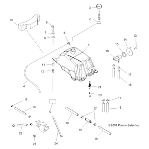 3-Way Valve by Polaris 7052161 OEM Hardware P7052161 Off Road Express