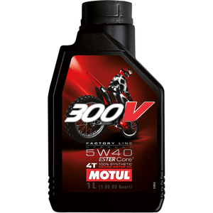 300V Factory Line Offroad Synthetic 4T Engine Oil By Motul 104134 Engine Oil Synthetic 3601-0286 Parts Unlimited