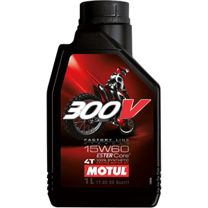 300V Factory Line Offroad Synthetic 4T Engine Oil By Motul 104137 Engine Oil Synthetic 3601-0288 Parts Unlimited