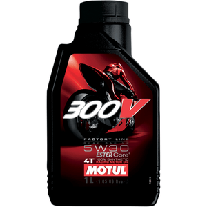 300V Factory Line Road Racing Synthetic 4T Engine Oil By Motul 104108 Engine Oil Synthetic 3601-0068 Parts Unlimited