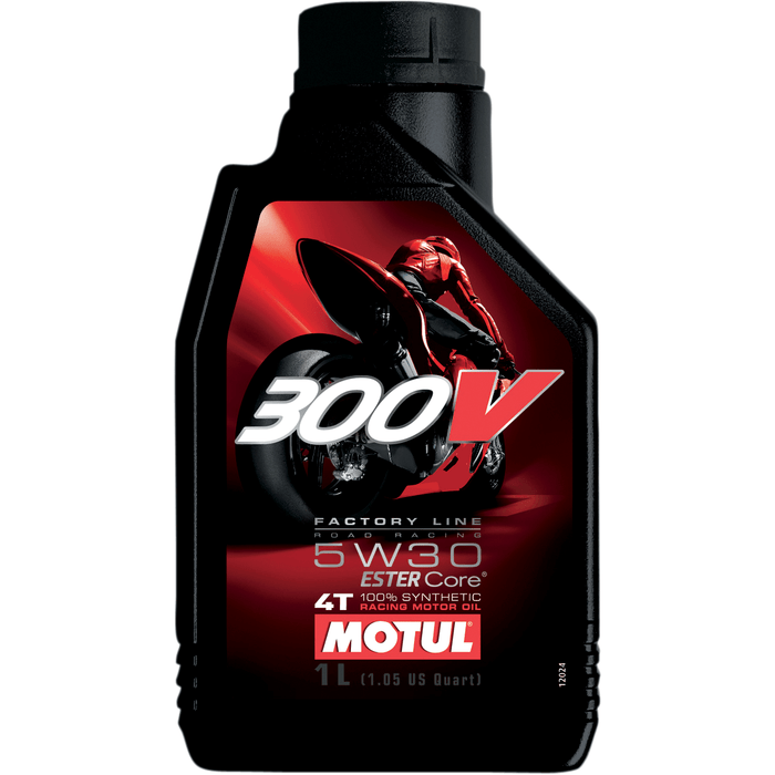 300V Factory Line Road Racing Synthetic 4T Engine Oil By Motul