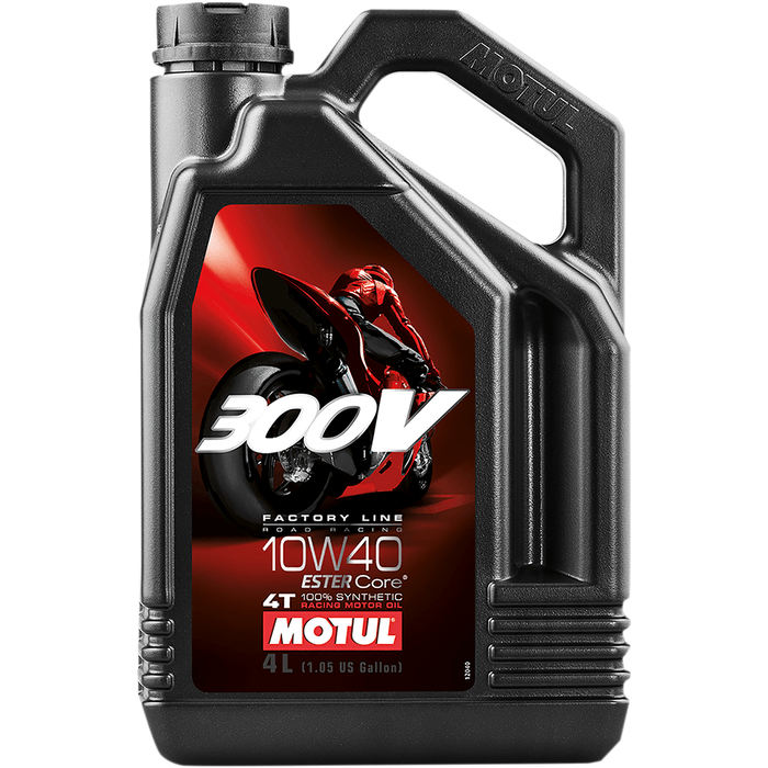 300V Factory Line Road Racing Synthetic 4T Engine Oil By Motul