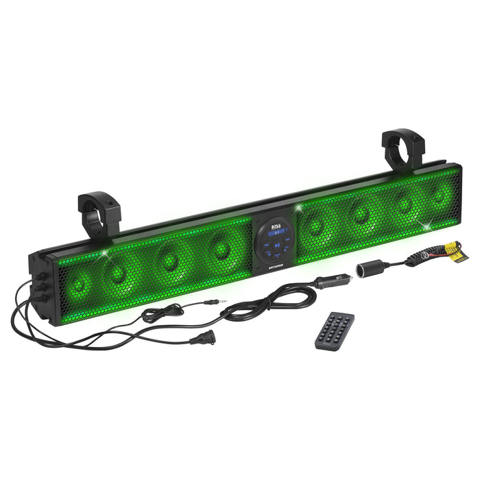 36" Riot Sound Bar With Rgb 8 Speakers Fits 1.5-2.0" Bars by Boss Audio