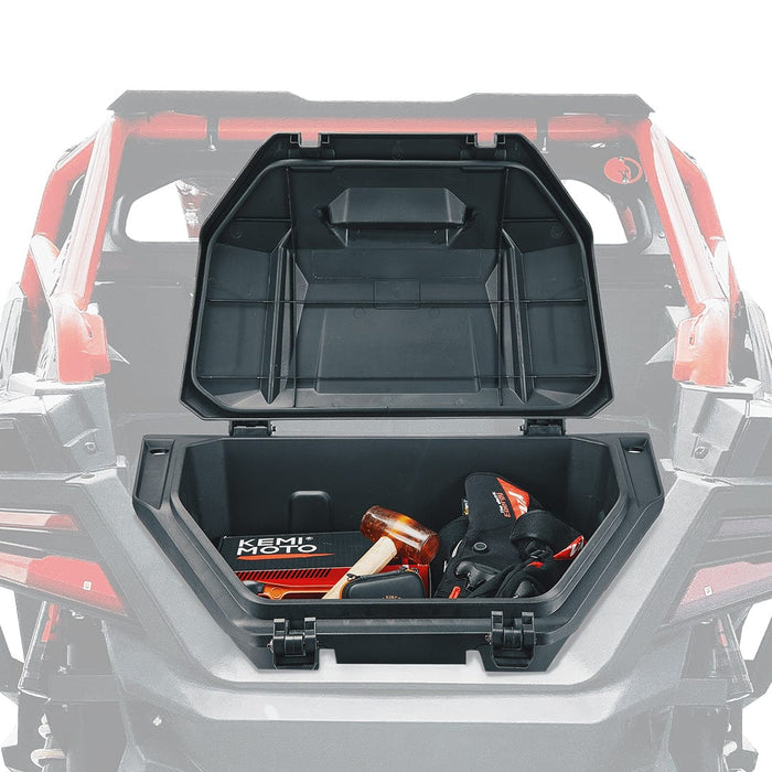 36L Rear Cargo Box with Two Lockable Latches for Polaris RZR by Kemimoto