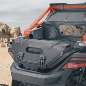 36L Rear Cargo Box with Two Lockable Latches for Polaris RZR by Kemimoto B0113-13001BK Cargo Box B0113-13001BK Kemimoto