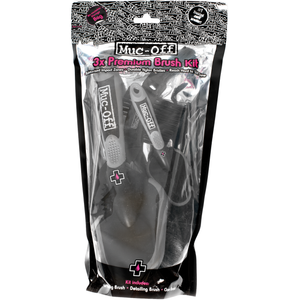 3X Brush Set by Muc-Off MO-220 Cleaning Brush 37040314 Western Powersports