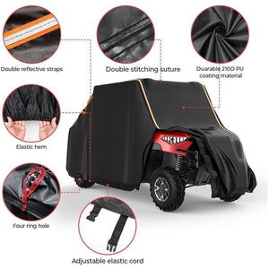 4-6 Seats Waterproof Cover For Polaris/ Can Am by Kemimoto B0111-02401 Storage Cover B0111-02401 Kemimoto