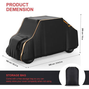 4-6 Seats Waterproof Cover For Polaris/ Can Am by Kemimoto B0111-02401 Storage Cover B0111-02401 Kemimoto