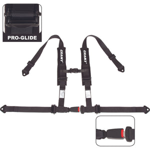 4-Point Safety Harness Black 2" Straps by Grant Products 2100 Safety Belt 4-Pt 652-3520 Western Powersports